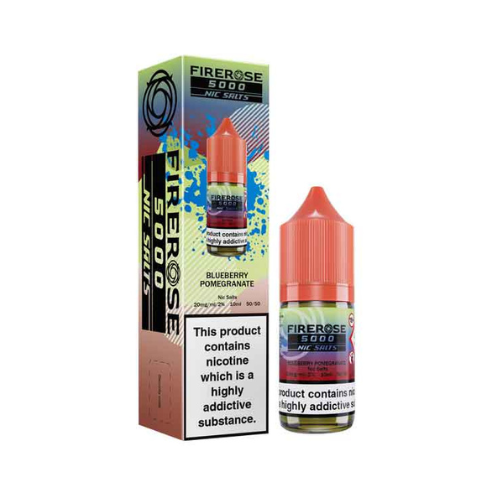 Elux Fire Rose 5000 - Blueberry Pomegranate - Nic Salt E-Liquid – 10ml